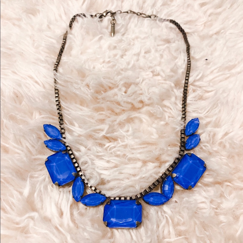 Cobalt blue Loren Hope statement necklace
